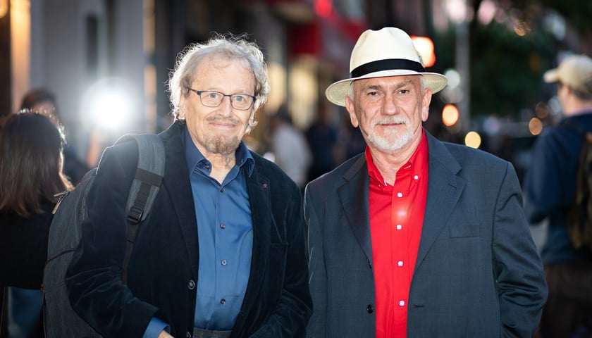 <p>Adam Makowicz i Krzysztof Medyna</p>