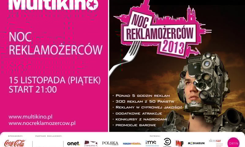 Noc Reklamożerców w Multikinie