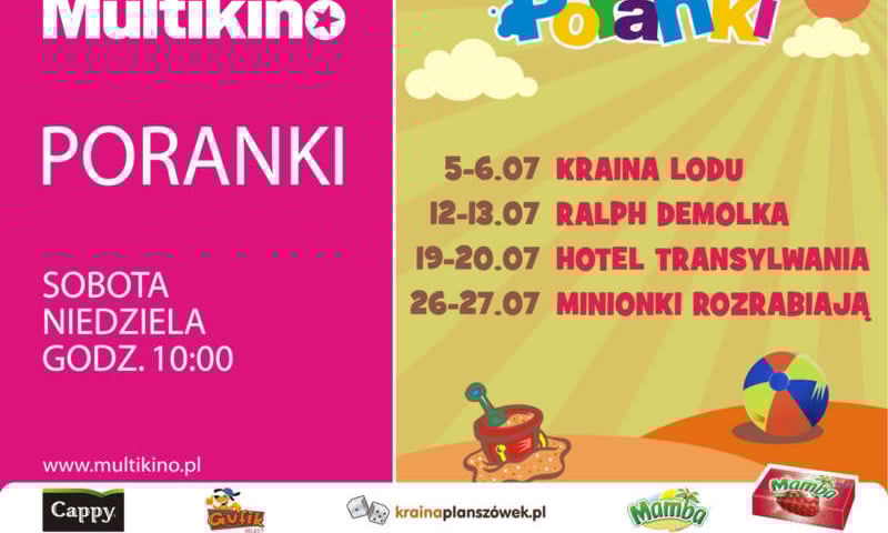 Lipcowe Poranki w Multikinie