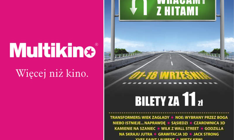 „Wracamy z hitami” we wrześniu we wrocławskich Multikinach