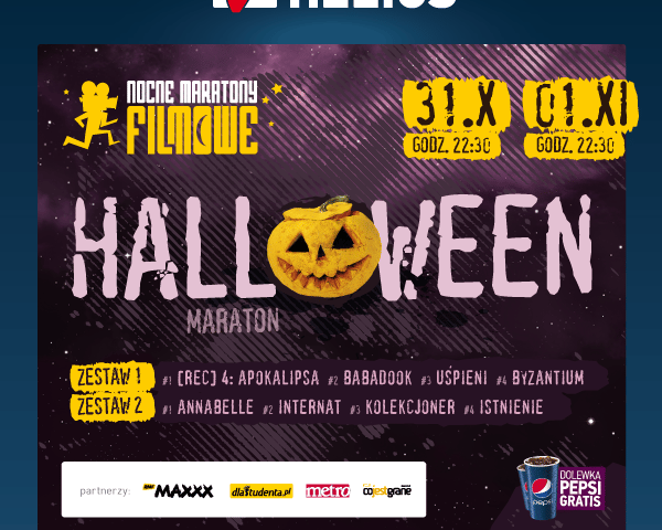 Maraton Halloween w Kinie Helios Magnolia