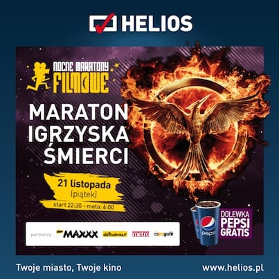 Maraton „Igrzysk śmierci” w Heliosie Magnolia