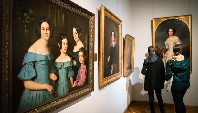 Na zdjęciu Noc Muzeów we Wrocławiu w Muzeum Narodowym.