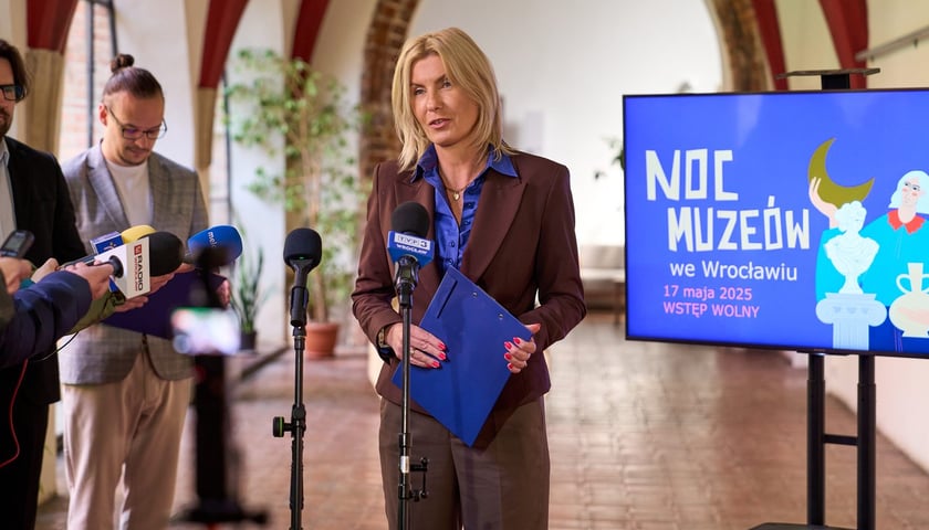 <p>Konferencja wok&oacute;ł Nocy Muze&oacute;w 2025 &ndash; wiceprezydent Renata Granowska</p>