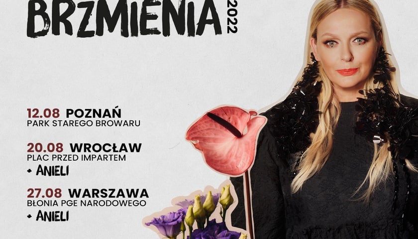 Powiększ obraz: Nosowska i Anieli 20 sierpnia koncert Wrocław