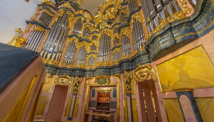 odbudowane organy Englera w kościele św. Elżbiecie