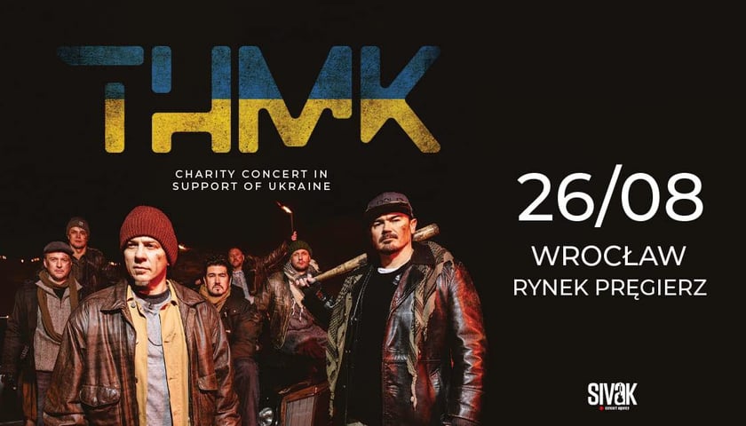 plakat koncerty zespołu TNMK Wrocław 26 sierpnia 2022