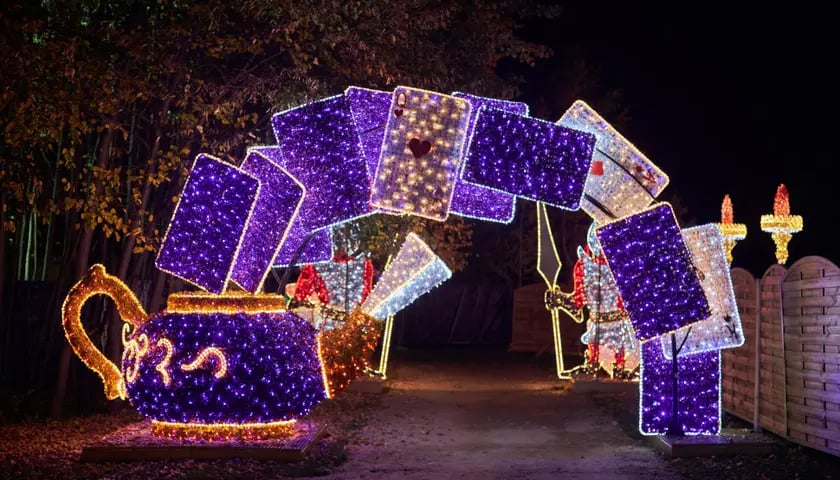 Lumina Park w Zamku Topacz pod Wrocławiem otwarty jest od 28 października 