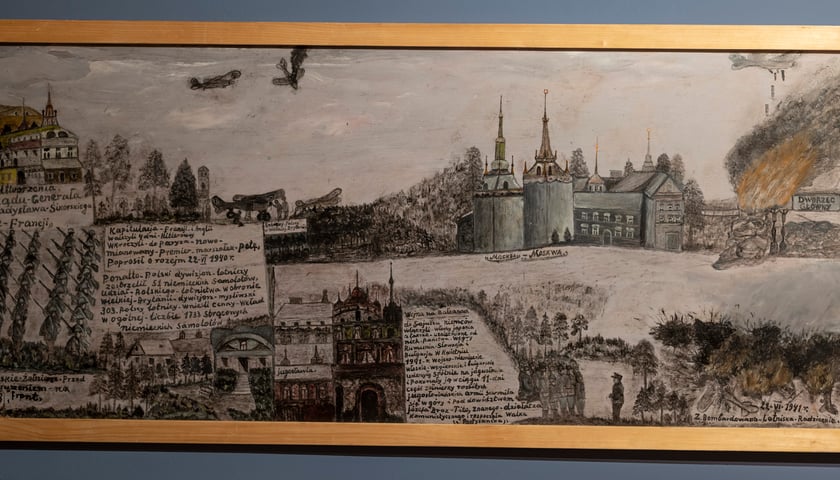 Wystawa ?Obrazy do opowiadania? w Muzeum Etnograficznym ? sceny z II wojny światowej Michała Rusewicza