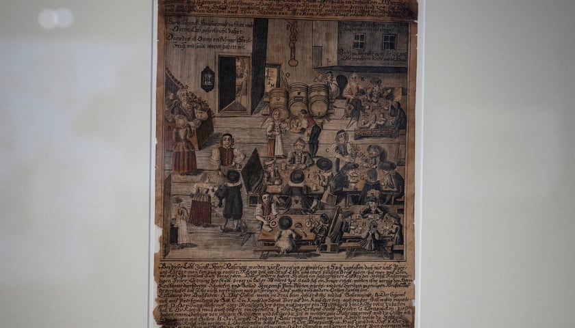 Wystawa ?Obrazy do opowiadania? w Muzeum Etnograficznym ? co działo się w karczmie przy Oławskiej przed 1717 rokiem pokazuje Thomas Jenewein