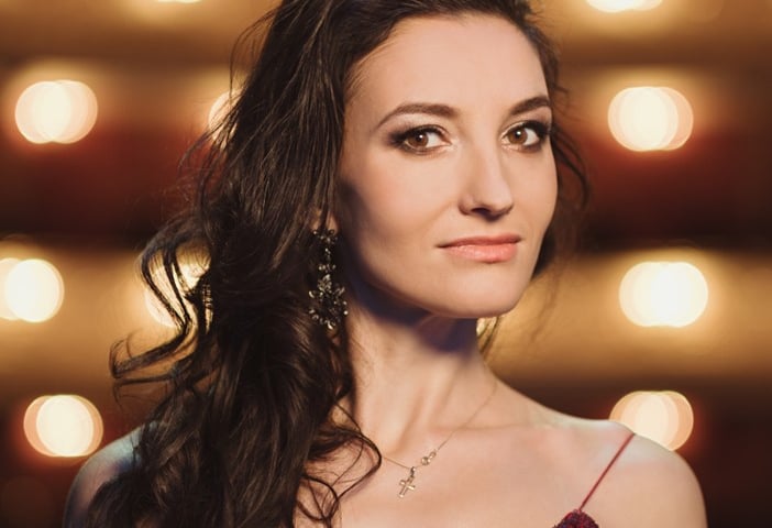 Na zdjęciu Iryna Zhytynska (mezzosopran)