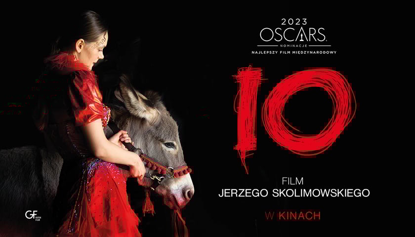 <p>Na zdjęciu baner Oscarowy filmu &bdquo;IO&rdquo; Jerzego Skolimowskiego</p>