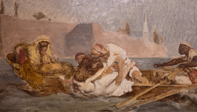 Na zdjęciu: fragment obrazu olejnego "Utopiona w Bosforze" pędzla Jana Matejki (1880 r.)