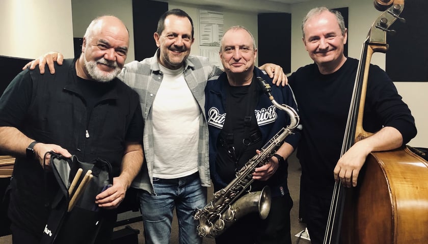 Od lewej: Peter Erskin, Alan Pasqua, George Garzone i Dariusz Oleszkiewicz