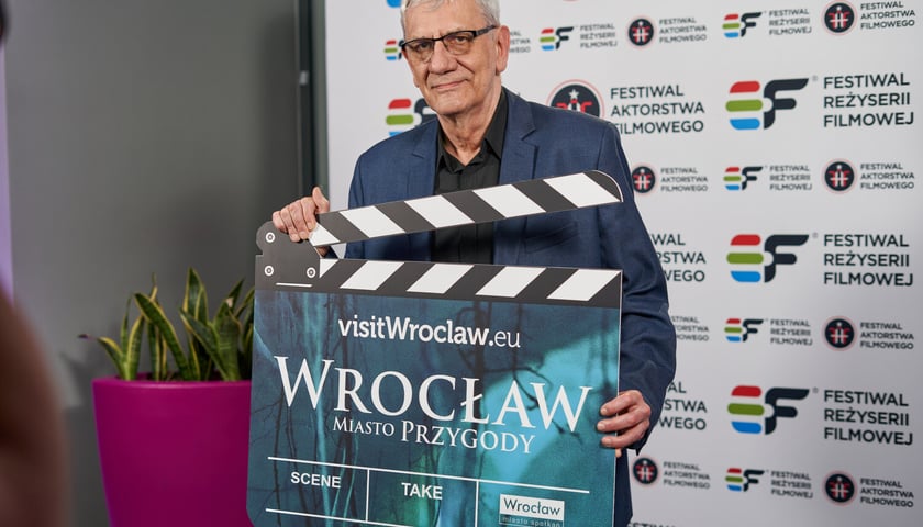 Wiktor Zborowski, znakomity polski aktor, przyjechał do Wrocławia na dwa filmowe festiwale