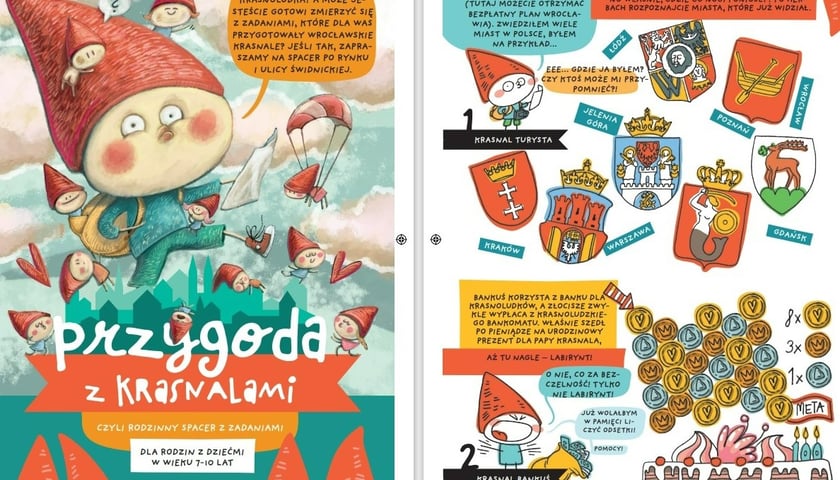 <p>Tak wyglądają pierwsze strony gry &bdquo;Przygoda z krasnalami&rdquo;</p>