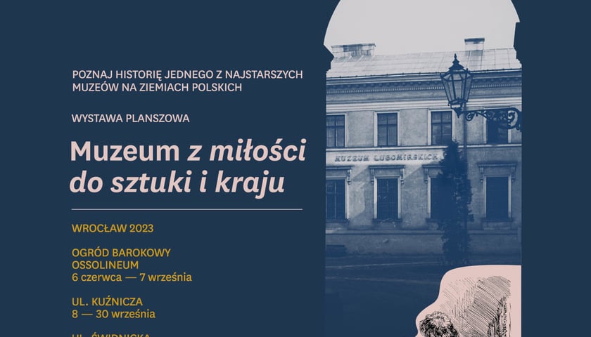 <p>Plakat wystawy, kt&oacute;rą obejrzymy od 6 czerwca w ogrodzie Ossolineum</p>