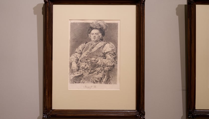 <p>Wystawa &bdquo;Poczet kr&oacute;l&oacute;w polskich&rdquo; Jana Matejki w Muzeum Narodowym we Wrocławiu - August III</p>
