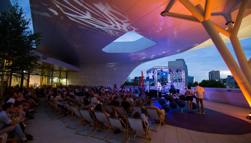 Koncert na tarasie Wroclavii