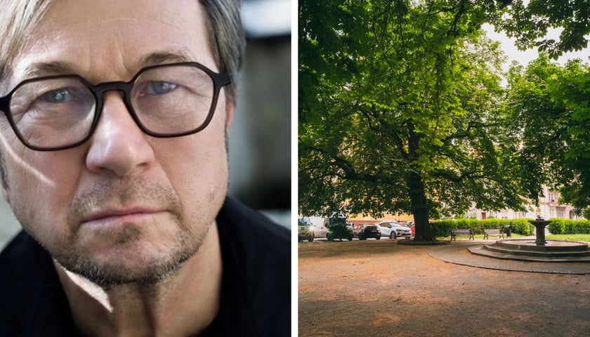 <p>Z lewej: Piotr Cyrwus Z prawej: park Goethego</p>