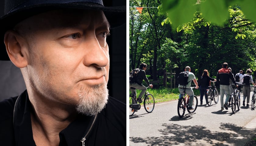 <p>Z lewej: Mariusz Kiljan, z prawej: park Andersa</p>