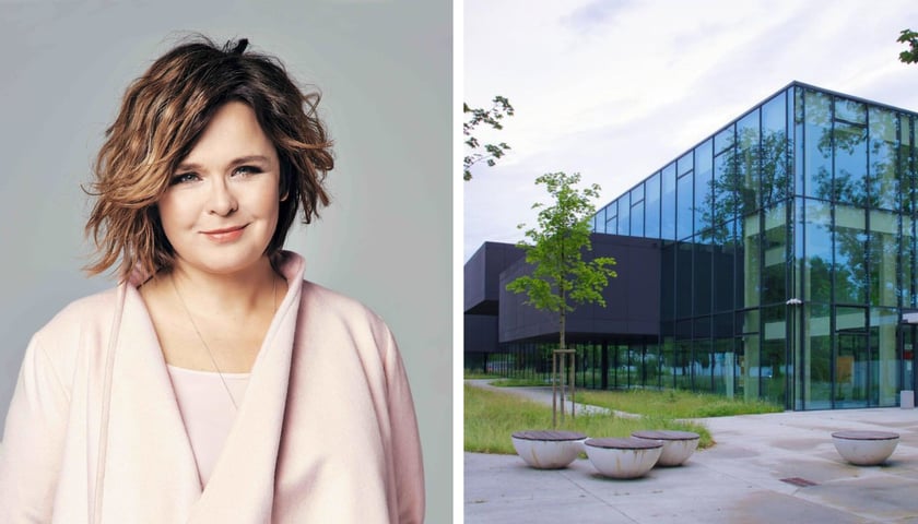 <p>Z lewej: Edyta Jungowska, z prawej: Liceum Og&oacute;lnokształcące nr 5</p>