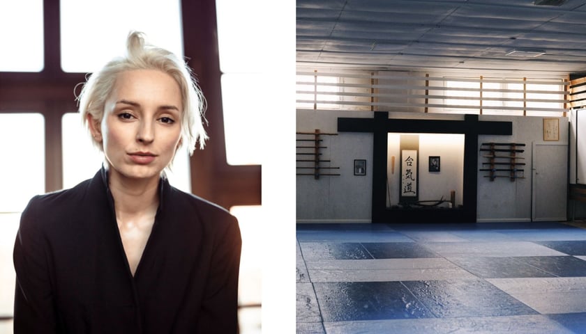<p>Z lewej: Pola Błasik, z prawej: Dojo Wrocław Aikikai</p>