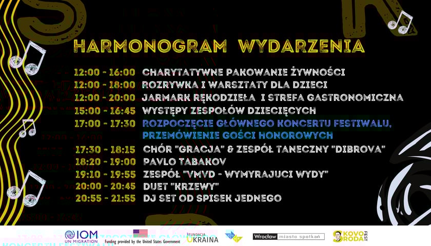 Harmonogram wydarzeń