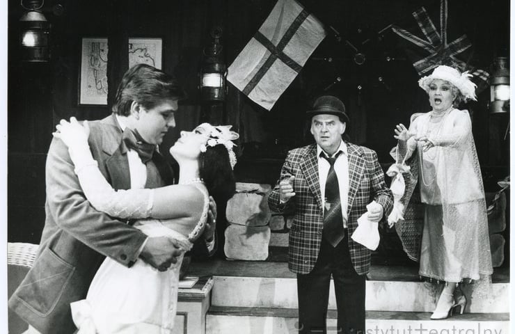 Na zdjęciu: Felicja Jagodzińska. Z realizacji: Hiszpańska mucha, 16 stycznia 1988 - Operetka Wrocławska. Źródło: encyklopediateatru.pl