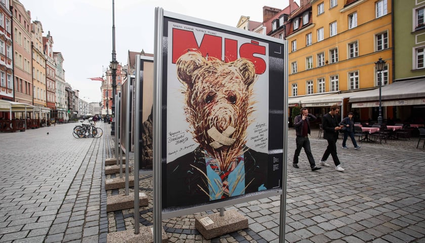 Wystawa „Plakat do filmu – Film na plakacie" na wrocławskim rynku