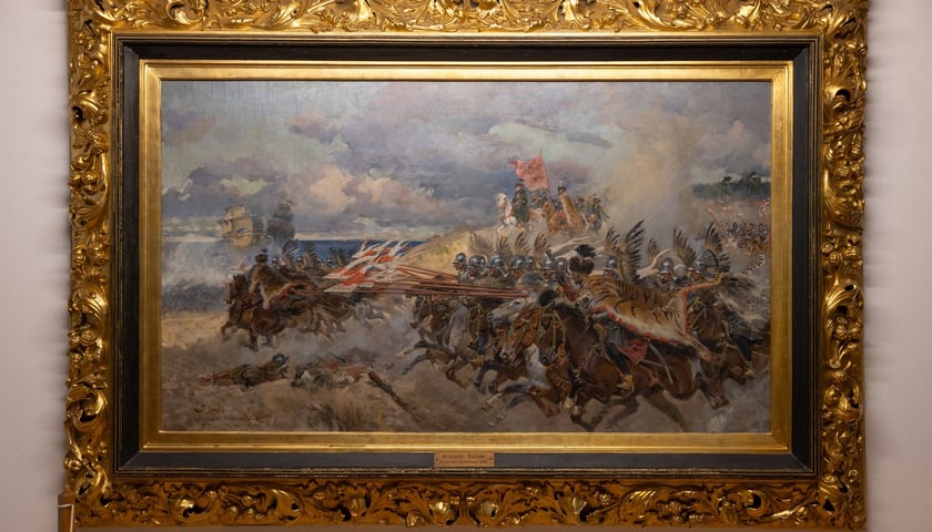 <p>Obraz &bdquo;Bitwa pod Kircholmem&rdquo; Wojciecha Kossaka</p>