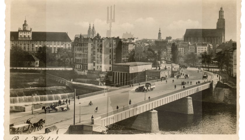 Most Pomorski z elektrownią wodną