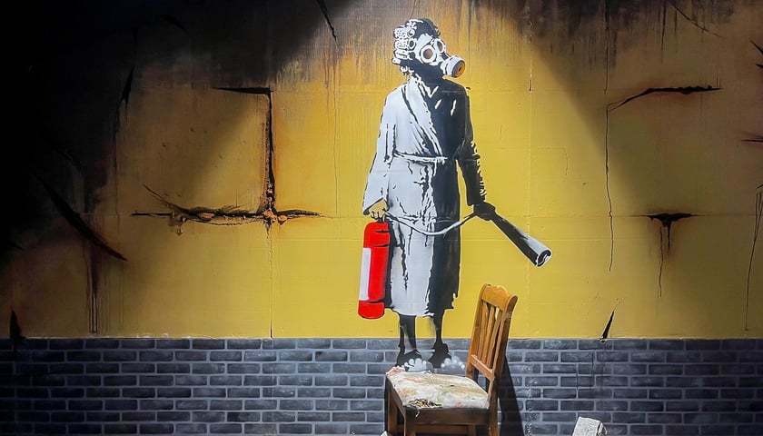 Z wystawy The Mystery of Banksy