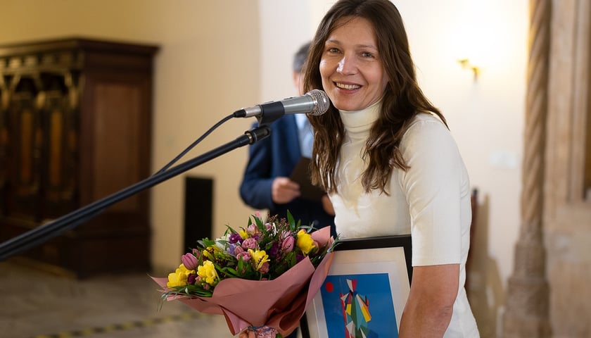 Powiększ obraz: Izabela Cześniewicz. Gala wręczenia Arlekinów 2024. Wrocław, 27.03.2024