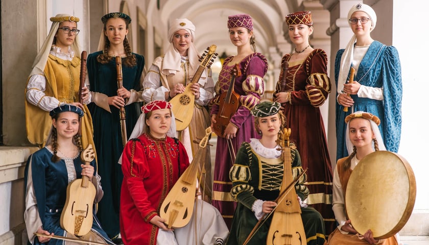 Na zdjęciu Zespół Muzyki Dawnej Capella All'Antico wystąpi 1 czerwca w Trzebieszowicach, a 2 czerwca w Żórawinie na Dolnym Śląsku
