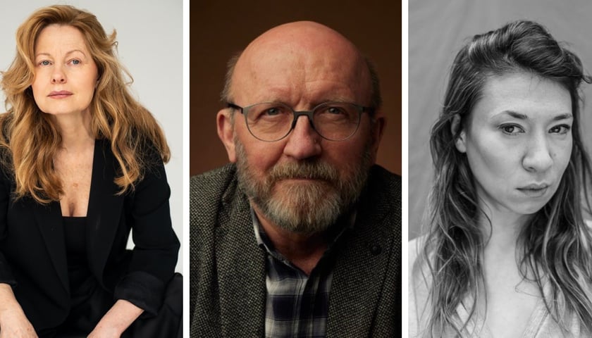 Na zdjęciu aktorzy – od lewej Ewa Skibińska, Artur Barciś, Helena Sujecka