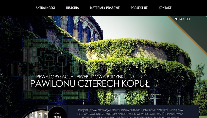 Pawilon Czterech Kopuł w sieci