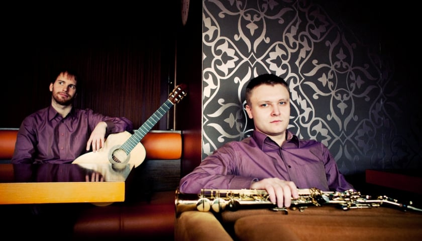 Muzycy Jan Kudełka i Arkadiusz Baran 