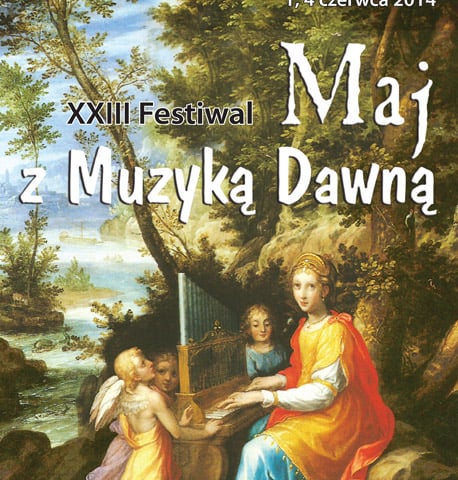 Plakat festiwalu Maj z Muzyka Dawną 2014