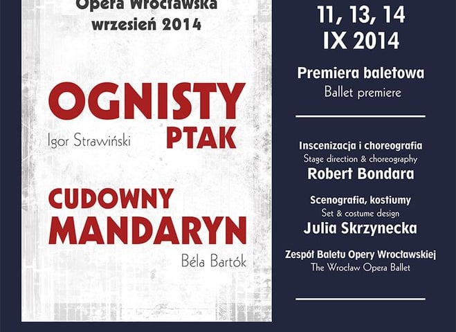 „Ognisty ptak” oraz „Cudowny mandaryn”, plakat