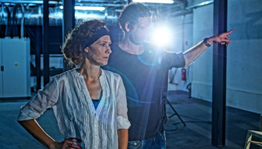 Zdjęcia z próby "Wycinki" w Teatrze Polskim