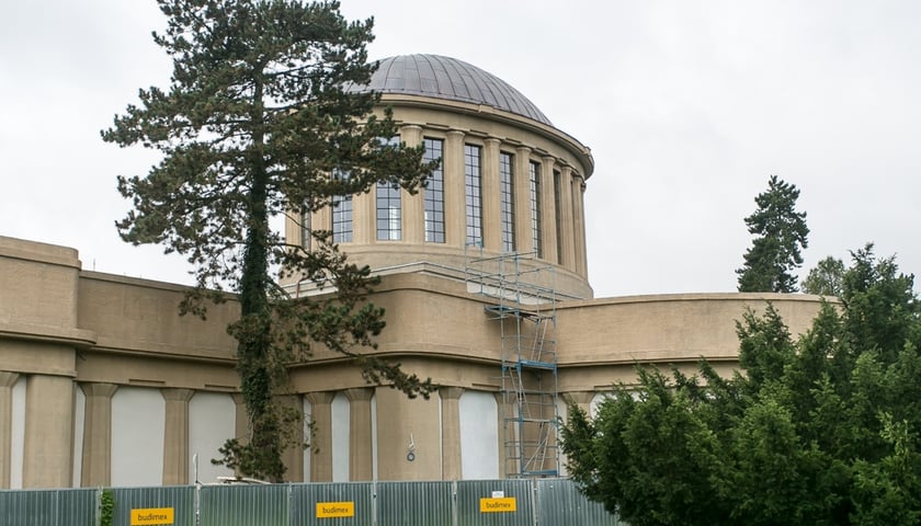 Trwa remont Pawilonu Czterech Kopuł