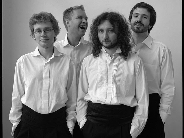 Założycielski skład Lutosławski Quartet z Radosławem Pujankiem jako prymariuszem
