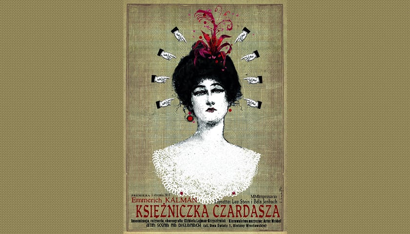 Plakat do spektaklu zaprojektował Ryszard Kaja