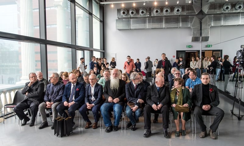 Goście 6. edycji Wrocławskiej Księgi Pamięci w nowym wrocławskim Muzeum Teatru