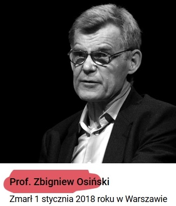 Zmarł profesor Zbigniew Osiński, twórca Instytutu Grotowskiego