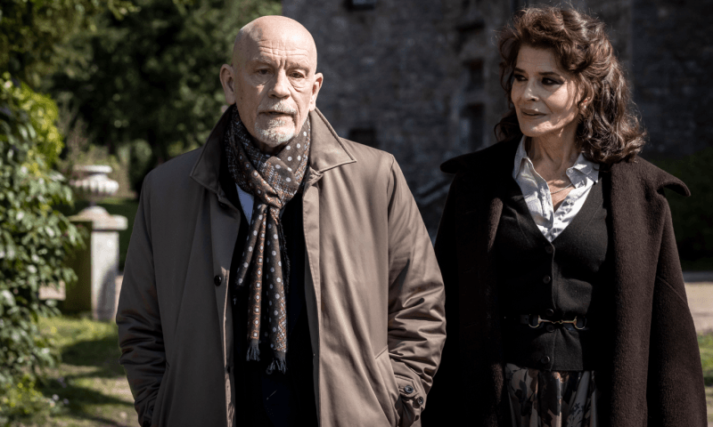 Na zdjęciu obok siebie mężczyzna i kobieta – aktor John Malkovich i aktorka Fanny Ardant