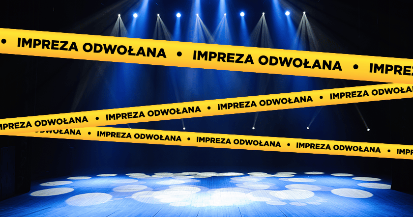 odwołane imprezy kulturalne i sportowe