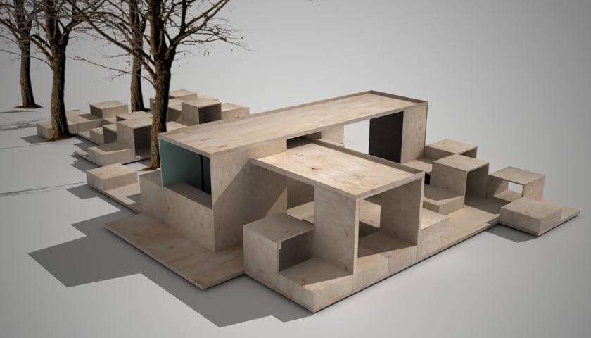 Baza! – instalacja w plenerze