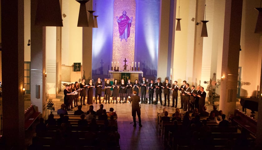 Chór Univocale - koncert w katedrze wrocławskiej